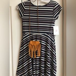 NWT- Tween girls dress. Small crossbody purses included.